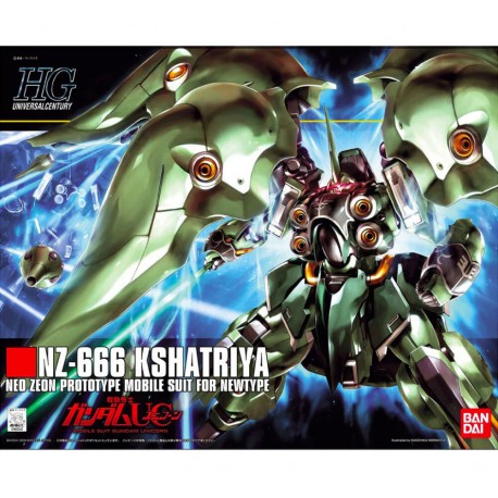 Bandai: Gundam - HGUC 1/144 NZ-666 Kshatriya Gundam Model Kit