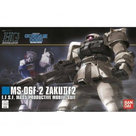 Bandai: Gundam - HGUC 1/144 MS-06F-2 Zaku II F2 (Earth Federation) Model Kit