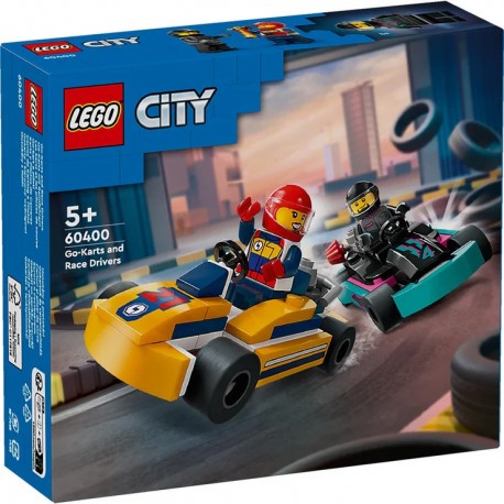 LEGO: 60400 - GO-Karts y Pilotos de Carreras