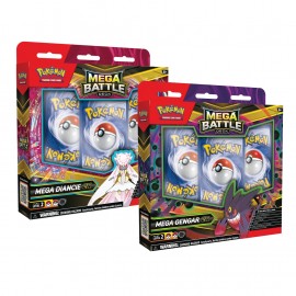 Pokémon TCG: Deluxe Battle Decks – Pack Doble Mega Gengar ex & Mega Diance ex INGLÉS