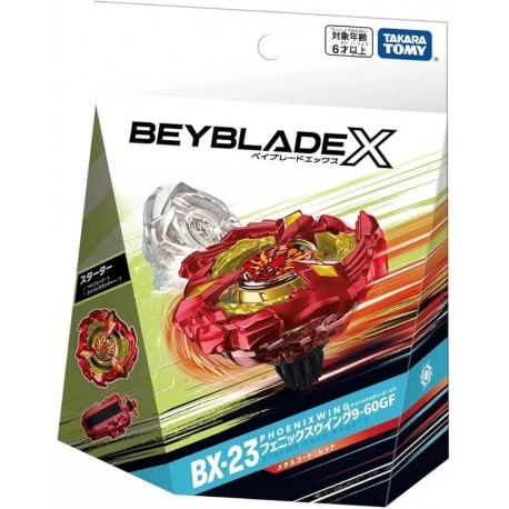Beyblade: Beyblade X Beyblade con Lanzador - Phoenix Wing 9-60GF