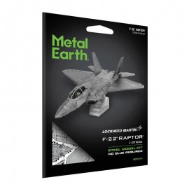 Miniatura Armable ME1016: F-22 Raptor Puzzle 3D Metal Earth