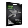 Miniatura Armable ME1016: F-22 Raptor Puzzle 3D Metal Earth
