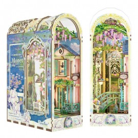 Miniatura Armable TQ138: Giverny Garden Claude Monet - Sepador de Libros Tonecheer