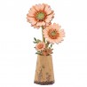 Miniatura Armable TW111: Flor Gerbera Light Orange