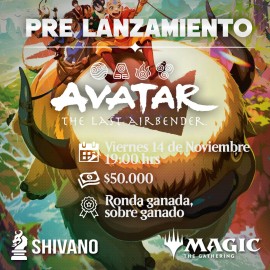 Prerelease MTG - Avatar: the Last Airbender Cupo Viernes 14
