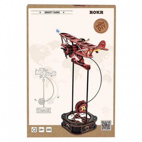 Miniatura Armable MCD01: Avion Sky Captain Pendulum Balance Rokr