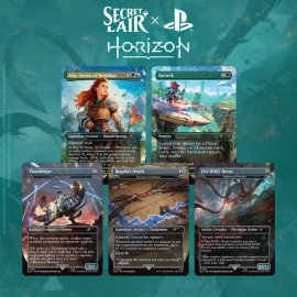 MTG: Secret Lair x PlayStation - Horizon: Zero Dawn - Huntress and the Machines