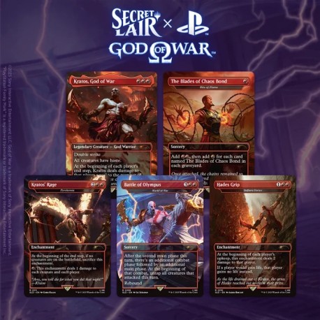 MTG: Secret Lair x PlayStation - God of War: Redemption