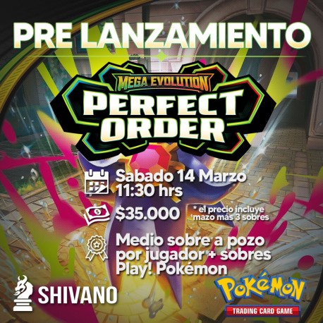 Pokémon TCG: Prerelease Perfect Order LEER DESCRIPCIÓN