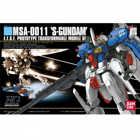 Bandai: Gundam - HGUC 1/144 MSA-0011 S-Gundam Model Kit